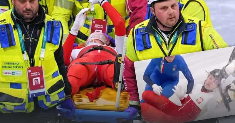 Olimpiyatlarda korkunç kaza! Az daha kör oluyordu Sözcü Gazetesi