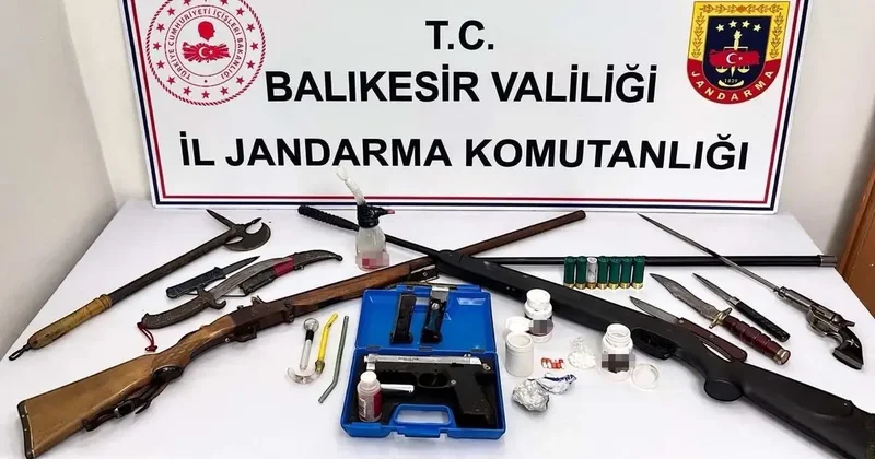 Balıkesir de uyuşturucu operasyonu: 52 adrese eş zamanlı baskın