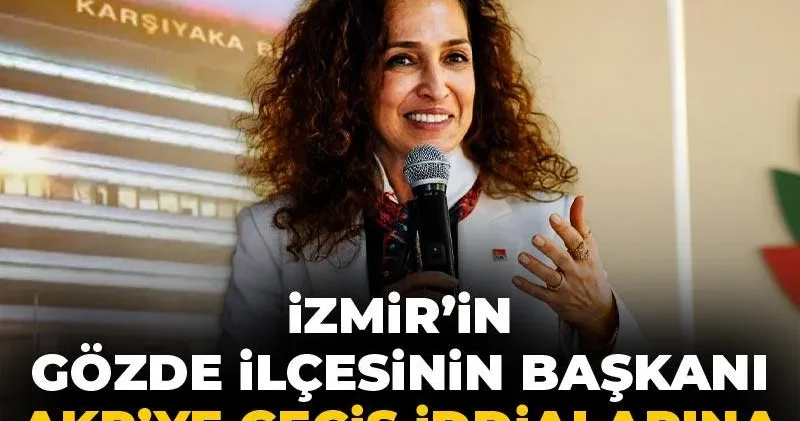 İzmir’in gözde ilçesinin başkanı AKP’ye geçiş iddialarına yanıt verdi