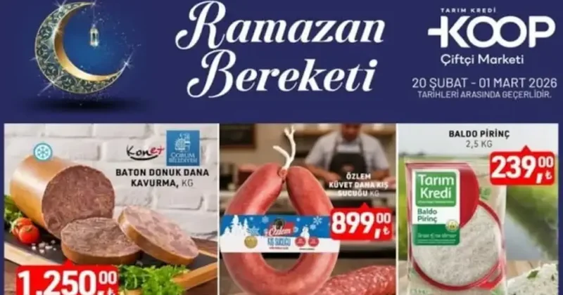 Tarım Kredi KOOP ta Ramazan bereketi: Fiyatlar dibi gördü!