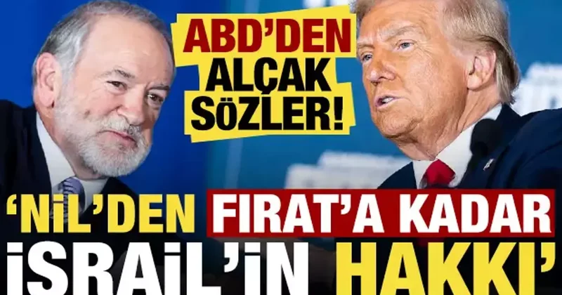 ABD den haddi aşan skandal açıklama: Nil Nehri den Fırat Nehri’ne kadar İsrail in hakkı...