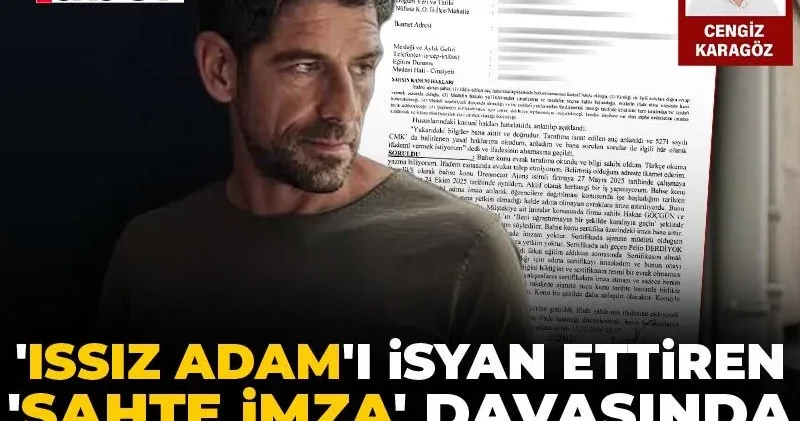 Issız Adam ın Alper i Cemal Hünal adına sahte sertifika iddiası: Ajans çalışanlarının ifadeleri ortaya çıktı