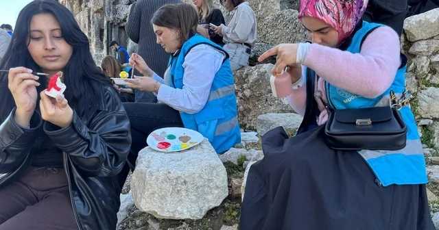 Tlos Antik Kenti nde tarih sanatla canlandı Muğla Haberleri