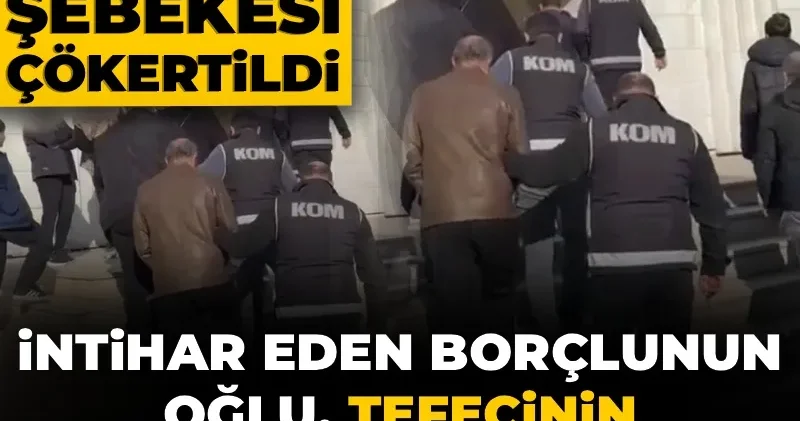 Tefecilik şebekesi çökertildi: İntihar eden borçlunun oğlu tefecinin 2 oğlunu öldürdü