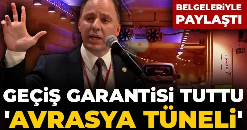 Geçiş garantisi tuttu Avrasya Tüneli yine para yuttu! CHP li Yavuzyılmaz belgeleriyle paylaştı