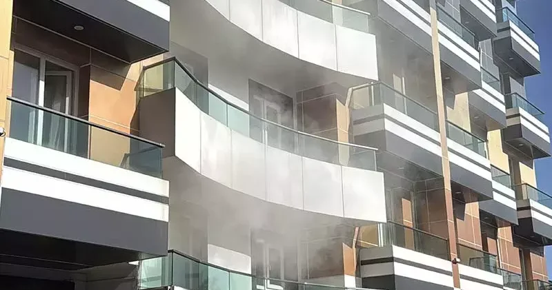 Karabük te otel yangını; 1 kişi dumandan etkilendi