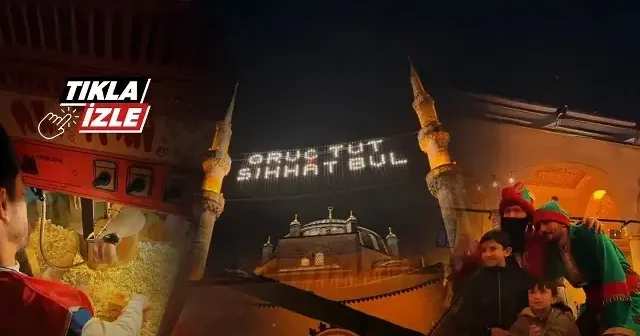 Valide i Cedid Camii’nde Ramazan ı Şerif heyecanı VİDEO İZLE