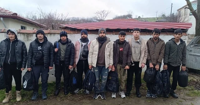 Edirne de 9 kaçak göçmen yakalandı Edirne Haberleri