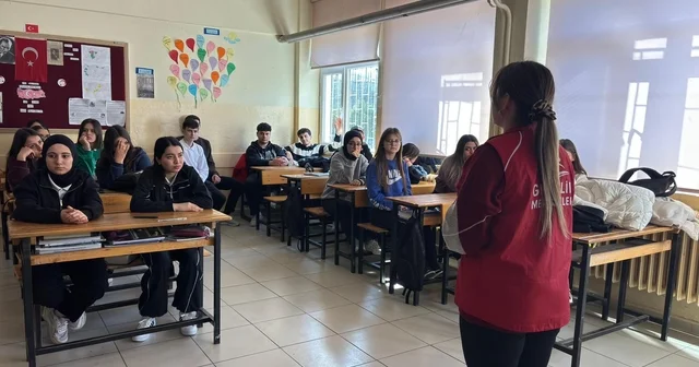 Salıpazarı nda İki Teker Temiz Gelecek Bisiklet Projesi liselerde tanıtılıyor Samsun Haberleri