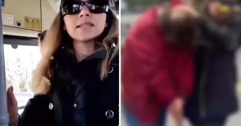 Savcıyım deyip tehditler savuran kadın eller kelepçeli şekilde götürüldü