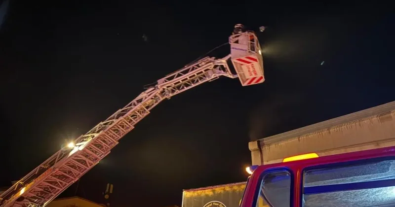 Kayseri’de hayvansal yan ürünler tesisinde yangın