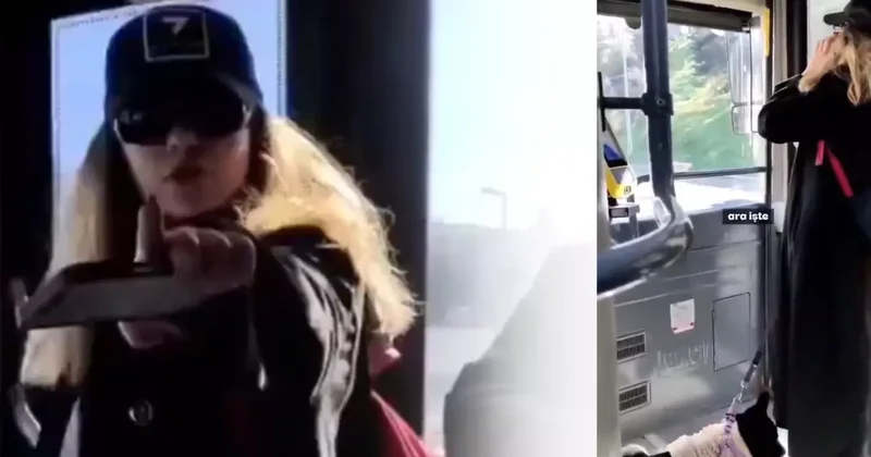 Otobüse köpeğiyle binip, Savcıyım diyerek tehditler savurmuştu... Soruşturma başlatıldı