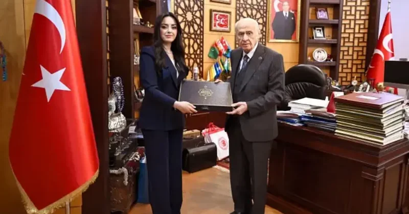 Eserlerle Devlet Bahçeli kitabı yayımlandı