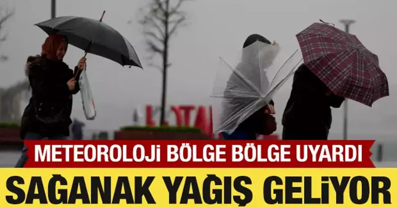 Meteoroloji den uyarı: Soğuk hava dalgası ve sağanak yağış geliyor