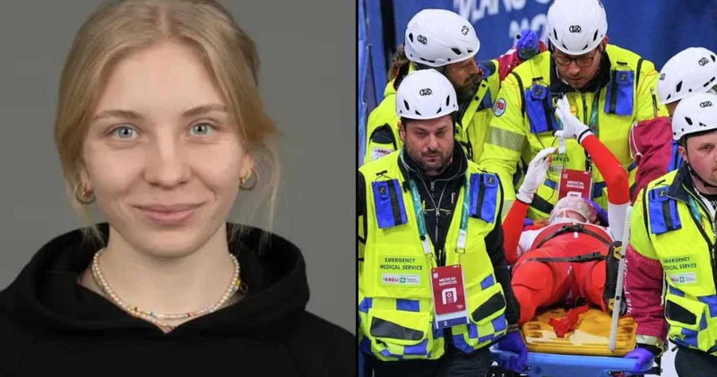 Olimpiyatlarda korkutan kaza: Polonyalı sporcunun yüzü kesildi