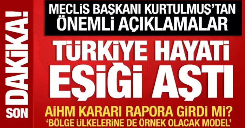 Numan Kurtulmuş tan terörsüz Türkiye mesajı: Türkiye hayati eşiği aştı