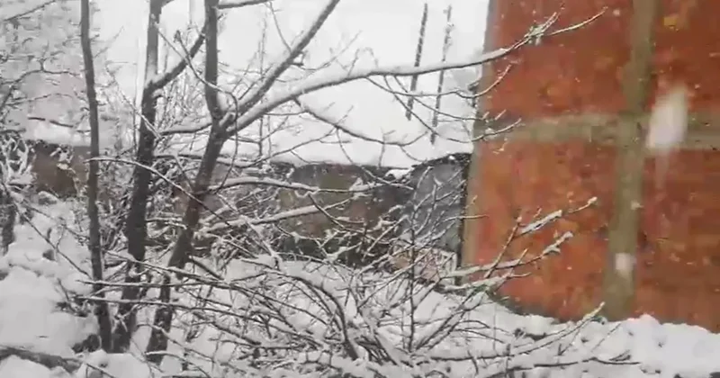 Adana’da Mart ayında kar sürprizi