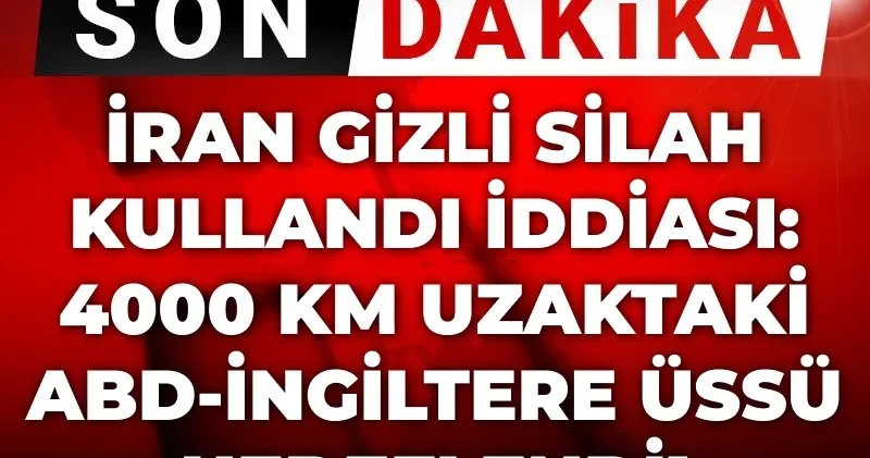 Son Dakika İran gizli silah kullandı iddiası: 4000 km uzaktaki ABD İngiltere üssü hedeflendi
