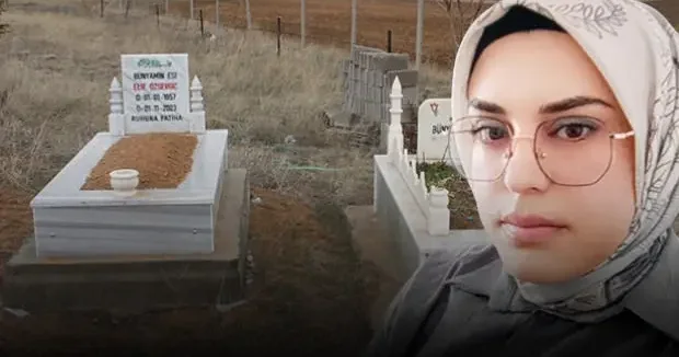 Aksaray haberleri Aksaray da anne ve babasının kabri başında öldürülen Gamze toprağa verildi 21 Mart 2026