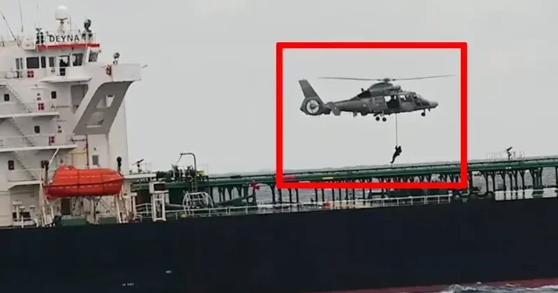 Akdeniz de sıcak saatler: Fransa gemiye el koydu