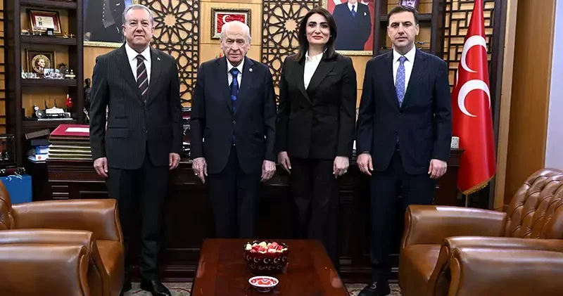 Bahçeli, bayramlaşma heyetini kabul etti