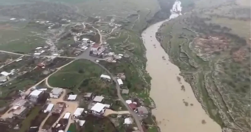 Diyarbakır da Ambar Çayı Taştı