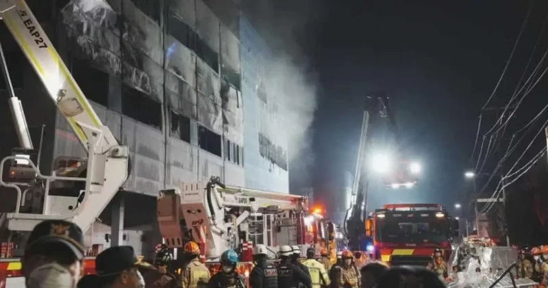 Otomobil devlerine üretim yapan fabrikada yangın: 10 ölü 59 yaralı