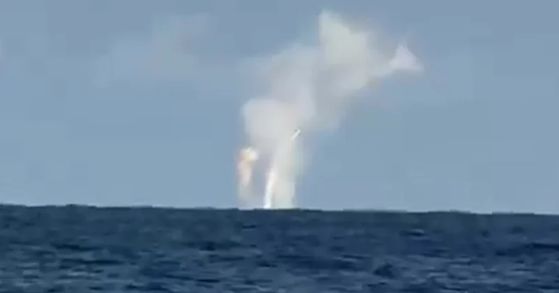 KKTC karasularından füze mi atıldı? Açıklama geldi Sözcü Gazetesi