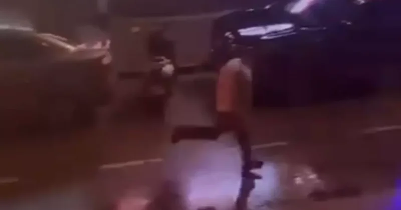 İzmit te Cadde Ortasında Saldırı