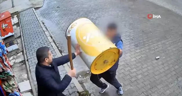 Afyonkarahisar da tekel bayisinde meydana gelen kavga yürekleri ağza getirdi...