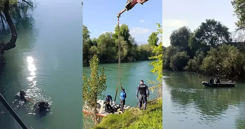 8 gündür kayıp olan zabıta hem karada hem ırmakta aranıyor