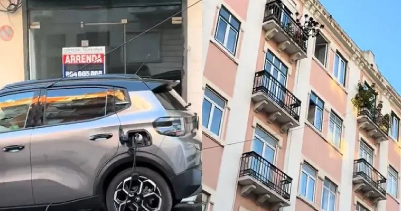 5. kattan sarkıtılan şarj kablosu sosyal medyayı salladı!