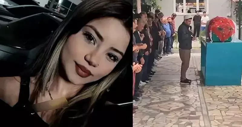 Kazada ölen Zeynep, son yolculuğuna gelinlik ve duvakla uğurlandı