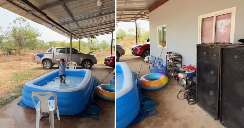 Trabzonlu damat Tayland köyünü kolbastıyla inletti