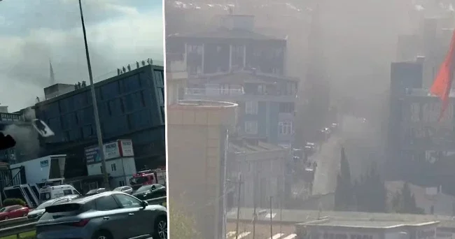 Pendik te iş yerinde yangın: Ekipler sevk edildi
