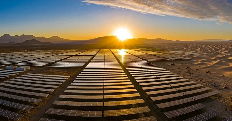 Çölün ortasına koydukları dev güneş panelleri çölü istila etti Sözcü Gazetesi