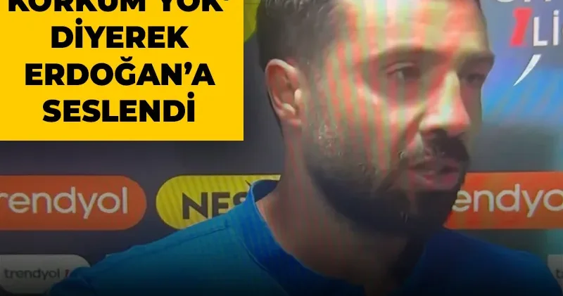 Kimseden korkum yok diyerek Erdoğan a seslendi: TFF ceza verecek