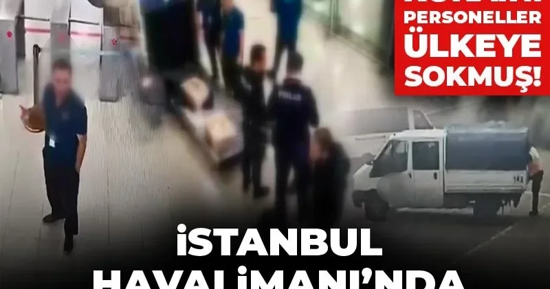 İstanbul Havalimanı’nda uyuşturucu ağı çöktü: Koli koli kokaini personeller ülkeye sokmuş!