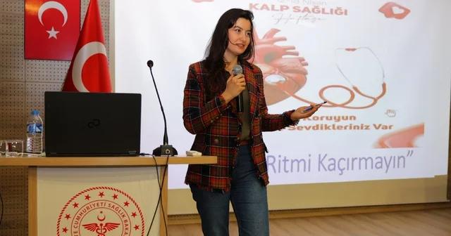 Bayburt ta personele yönelik düzenlenen eğitimde kalp sağlığına dikkat çekildi Bayburt Haberleri