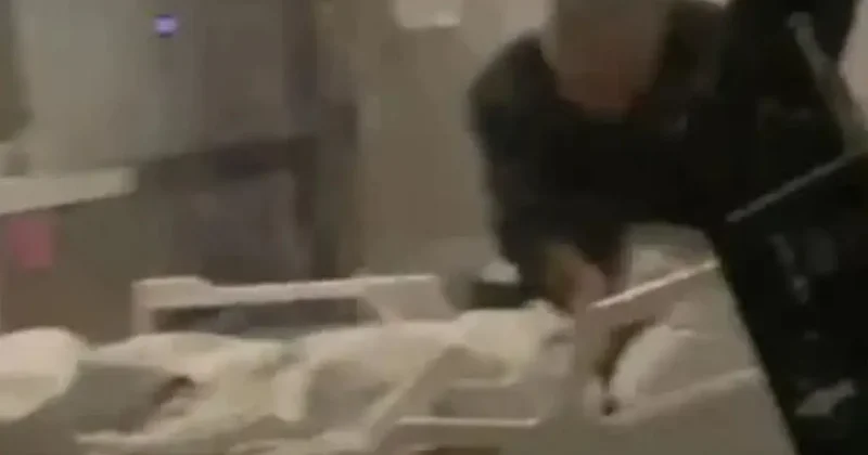 Hastane odasında skandal! 80 yaşındaki babasına dehşeti yaşattı