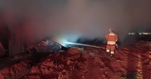 Konteyner yangınında 1 kişi öldü Hatay Haberleri