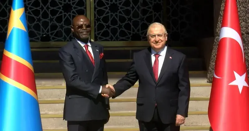 Bakan Güler, Kongolu mevkidaşı Muadiamvita ile görüştü