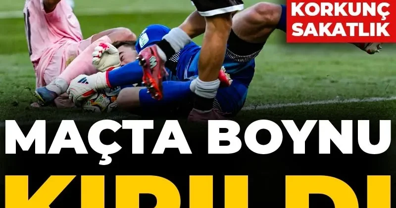 Maçta boynu kırıldı: Dünya Kupası öncesi korkunç sakatlık