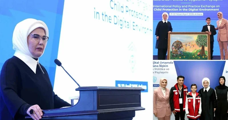 Emine Erdoğan dan dijital risk e karşı uyarı: Sağlam sınırlara ihtiyacımız var Teknoloji Haberleri