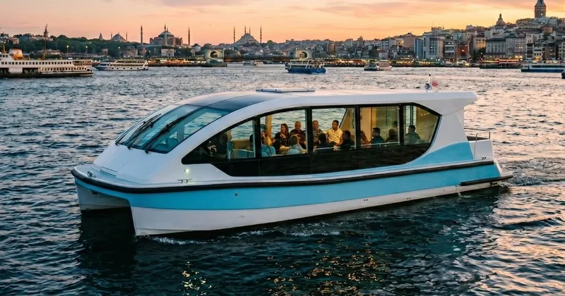 Deniz ulaşımında yeni dönem başlıyor: Elektrikli deniz taksisi kendi rotasını çizecek Sözcü Gazetesi