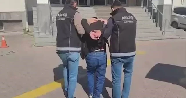 10 yıl kesinleşmiş cezası bulunan şahıs polisten kaçamadı Kayseri Haberleri
