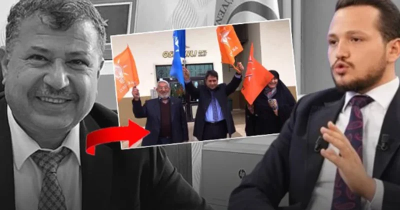 AKP li vekilden Osmanlı Apartmanı önünde AKP bayrağıyla mesaj Sözcü Gazetesi