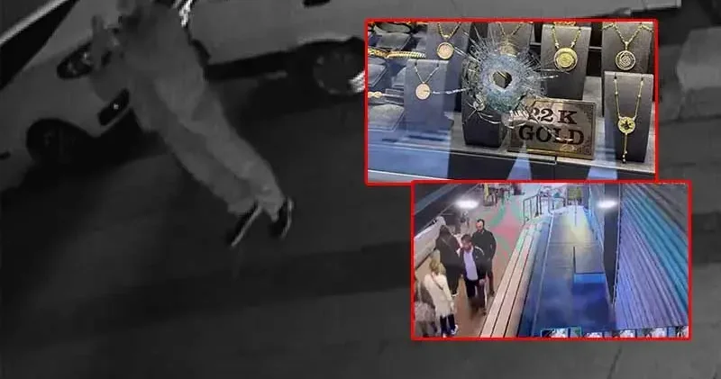Küçükçekmece de tehdit mesajları sonrası kuyumcu dükkanına silahlı saldırılar kamerada