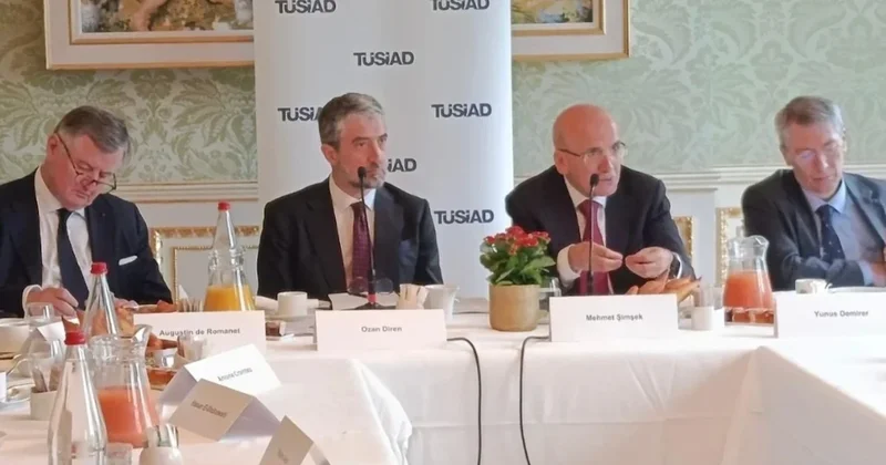 Hükümet TÜSİAD la barıştı! Şimşek, yeni başkanla Paris te Sözcü Gazetesi