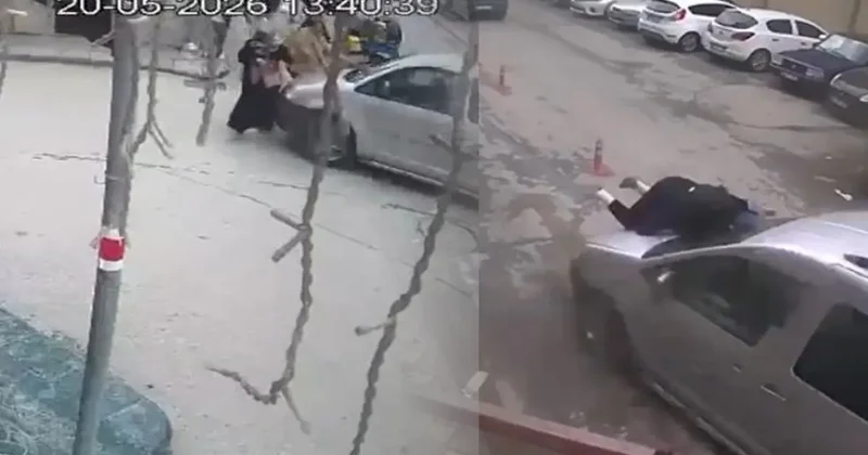 Son sürat yayaların arasına daldı! Korkunç anlar kamerada